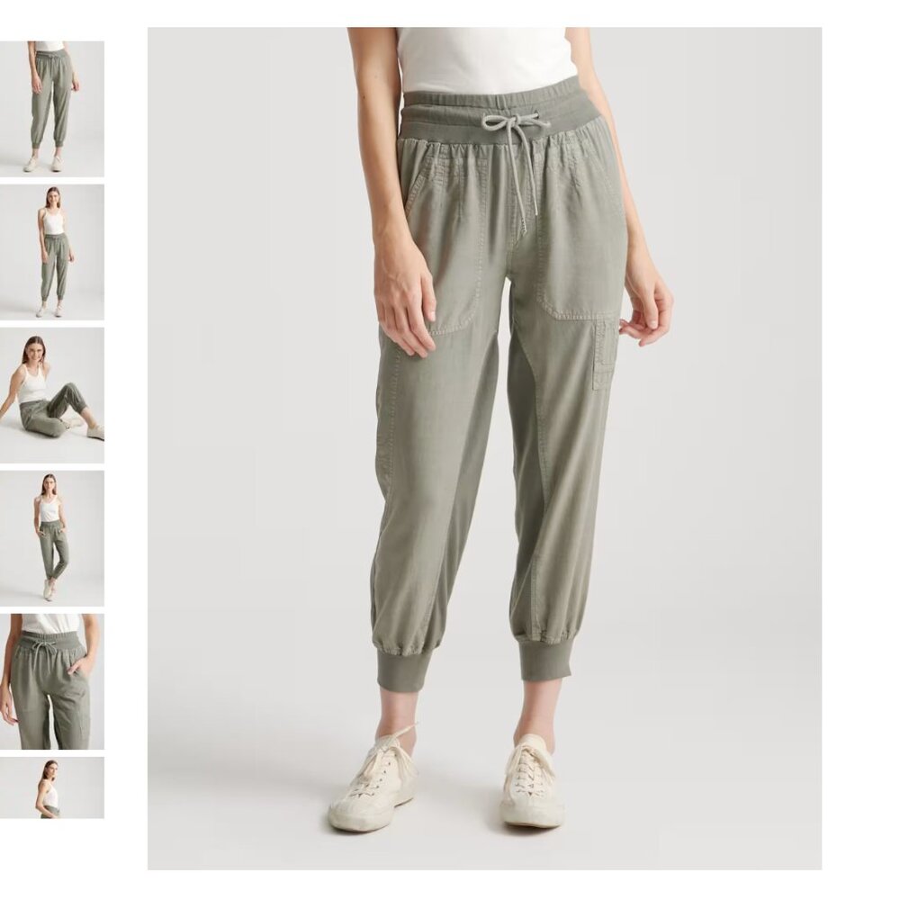 Quince Vintage Wash Tencel Utility Jogger XL